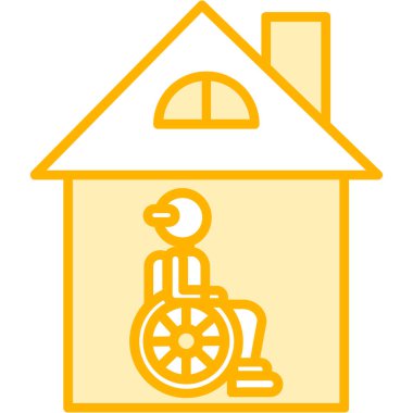 Ev simgesi vektör illüstrasyonu