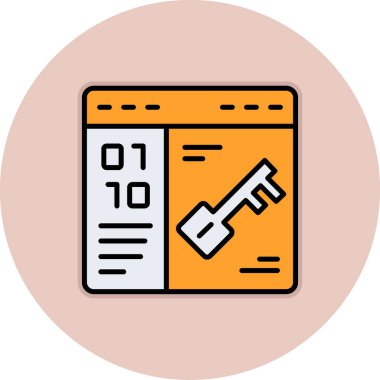 takvim simgesini, basit vektör çizim