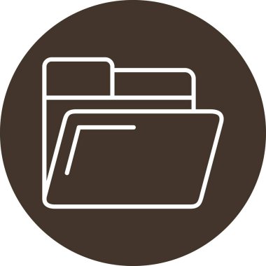 Dosya. Web simgesi basit illüstrasyon