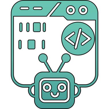 robot vektör çizim