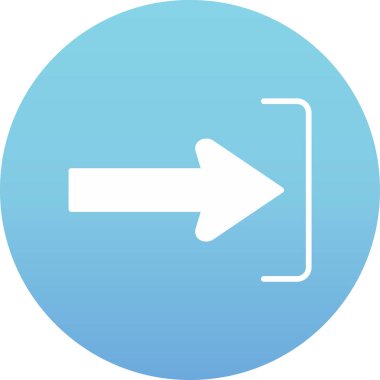 Ok. Web simgesi basit illüstrasyon