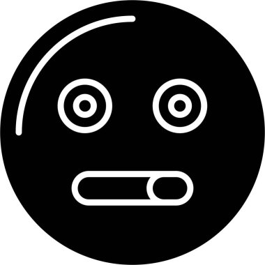 Yüz simgesi vektör illüstrasyonu