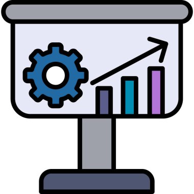 analiz iş finans simgesi