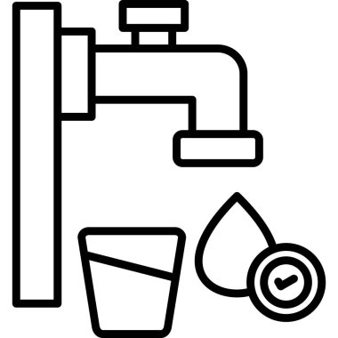 musluk kutsal kişilerin resmi, vektör çizim