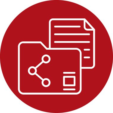 veri simgesi vektör illüstrasyonu