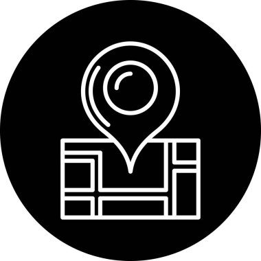 harita pin vektör simgesi