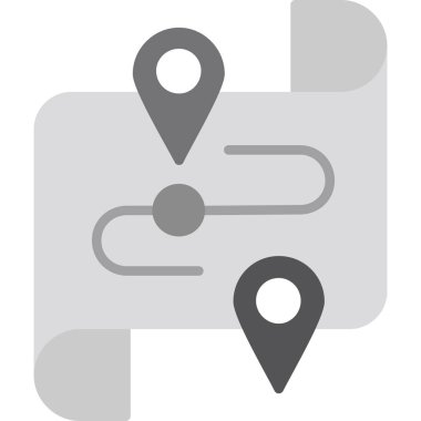 gps konum pin simgesi ana hat biçiminde