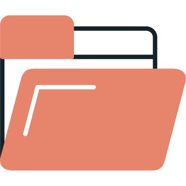 Dosya. Web simgesi basit illüstrasyon