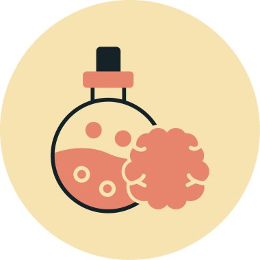 Çizgi film simgesinin vektör çizimi