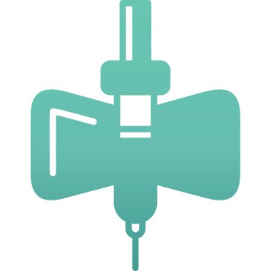 Bir tornavida simgesinin vektör çizimi