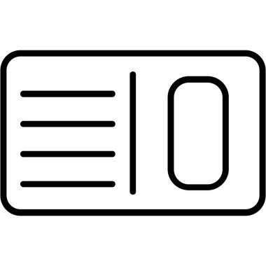 dosya biçimi simgesi, vektör illüstrasyonu