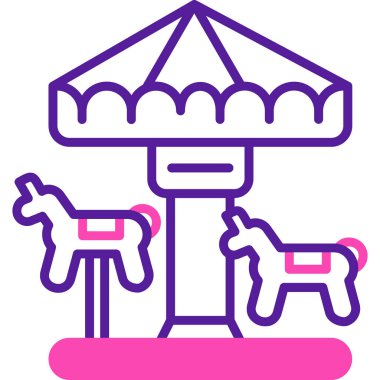 Köpek parkı. Basit illüstrasyon