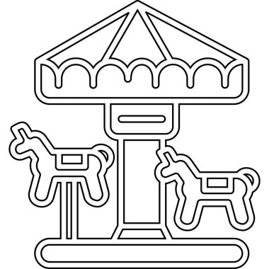 Bir köpek simgesinin vektör illüstrasyonu