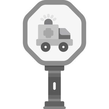 Modern oto tamir simgesinin vektör illüstrasyonu