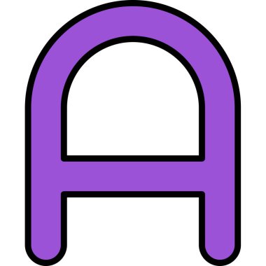 Mektup vektör satırı simgesi