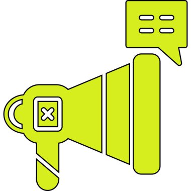 Hoparlör simgesi, vektör illüstrasyonu