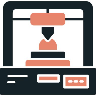 Web Hosting düz vektör simgesi