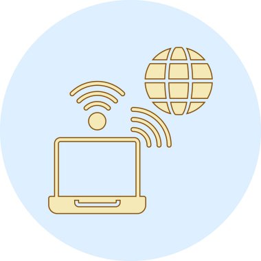 internet web vektör illüstrasyonu