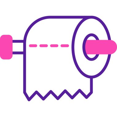 tuvalet ikonu vektör illüstrasyonu