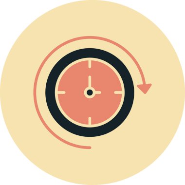 pusula düz vektör simgesi