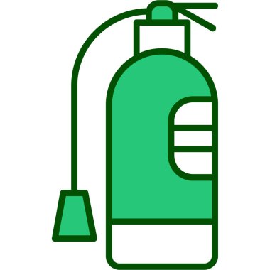 yeşil sprey kutu vektör simgesi