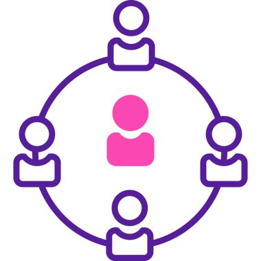 vektör insanlar simge illüstrasyonu