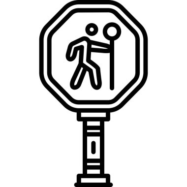 Trafik ışığı çizimi, satır tasarımı simgesi