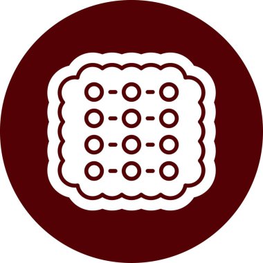 çikolata simgesi, vektör illüstrasyonu