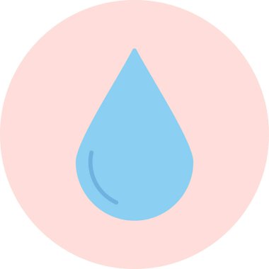 Su damlası. Basit tasarım