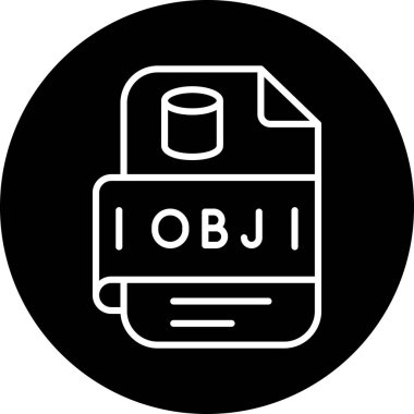 dosya biçimi simgesi, vektör illüstrasyonu