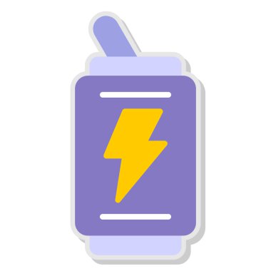 Pil. Web simgesi basit illüstrasyon