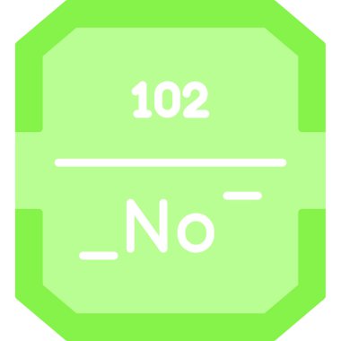 Kimyasal simge vektör çizimi