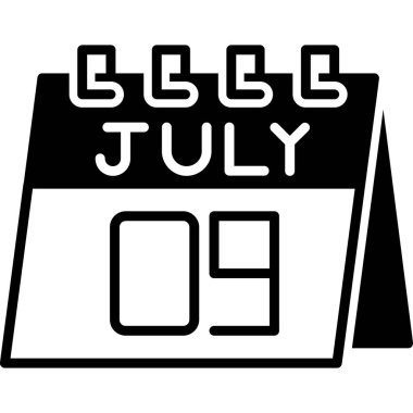 25 Temmuz 'da. Temmuz tarihli bir takvim