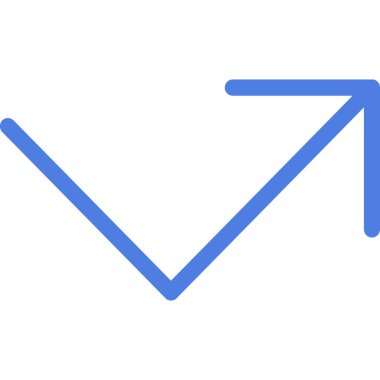 aşağı ok simgesi, vektör illüstrasyonu