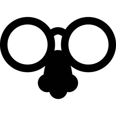 gözlük ikonu vektör illüstrasyonu