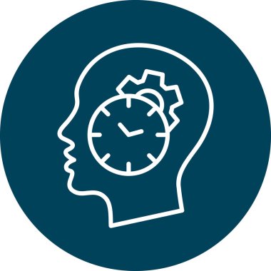 vektör saat simgesi, illüstrasyon