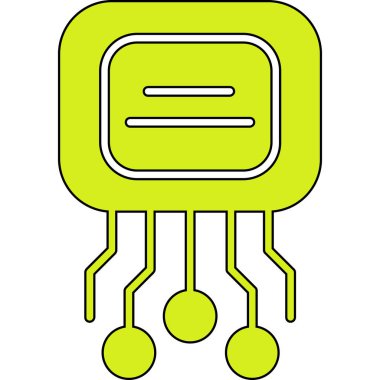devre kartı simgesi, vektör tasarımı