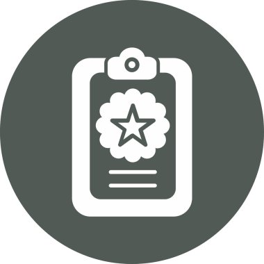 Rozet rozet simgesi taslak biçimi