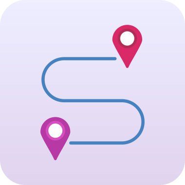 harita pin simgesi, vektör illüstrasyonu