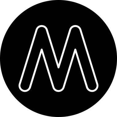 Tek bir izole simgenin vektör illüstrasyonu