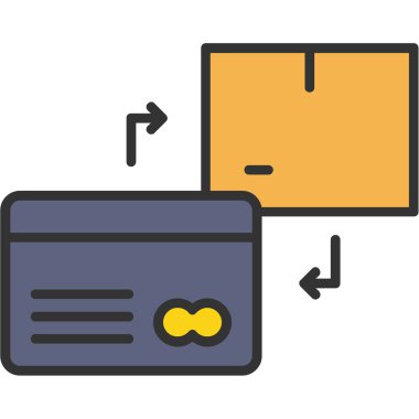 Cüzdan. Web simgesi basit illüstrasyon