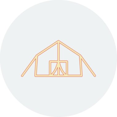 Modern simgenin vektör illüstrasyonu