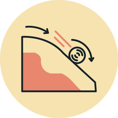 Modern bir simgenin vektör illüstrasyonu