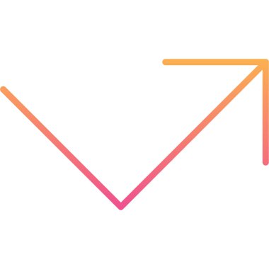 ok simgesi vektör illüstrasyonu