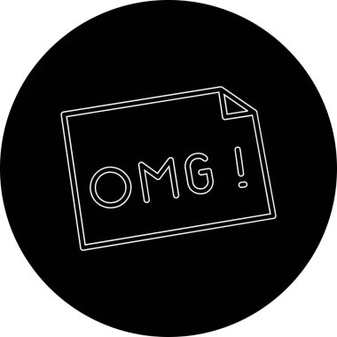 Modern simgenin vektör illüstrasyonu