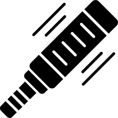 Yapı silindiri simgesi, basit vektör illüstrasyonu