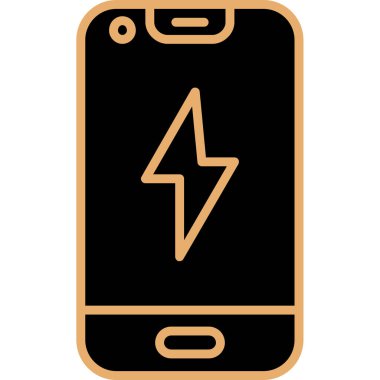 cep telefonu ikonu vektör illüstrasyonu