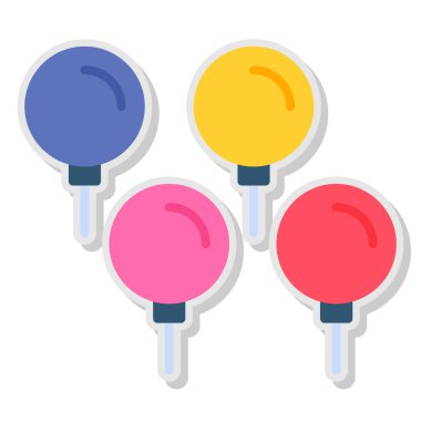 Yiyecek ve içecek ikonunun vektör illüstrasyonu