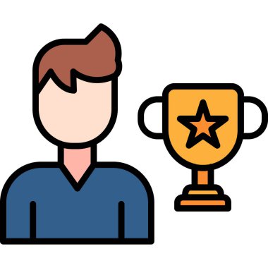 kupa simgesi vektör illüstrasyonu