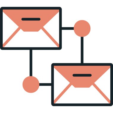 e-posta pazarlama vektör simgesi